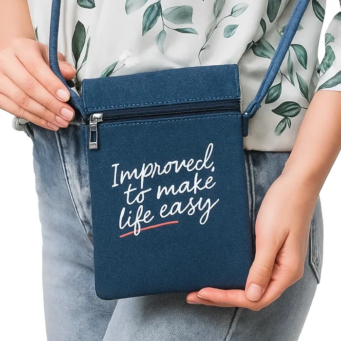 Easy Life Quote Sling Pouch