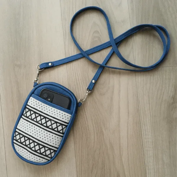 Ethnic Pattern Mobile Crossbody Bag