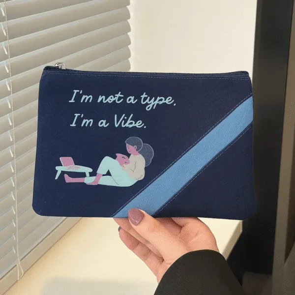 I'm a Vibe Slogan Pouch